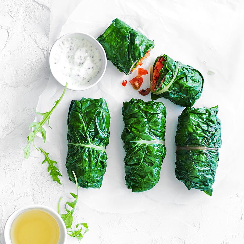 Photo of Rare roast beef, kumara and silverbeet rolls by WW