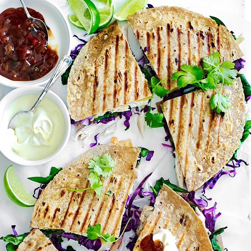 Photo of Chicken and barley quesadillas by WW