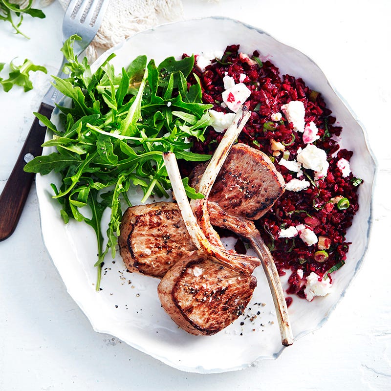 Photo of Lamb cutlets with beetroot couscous by WW