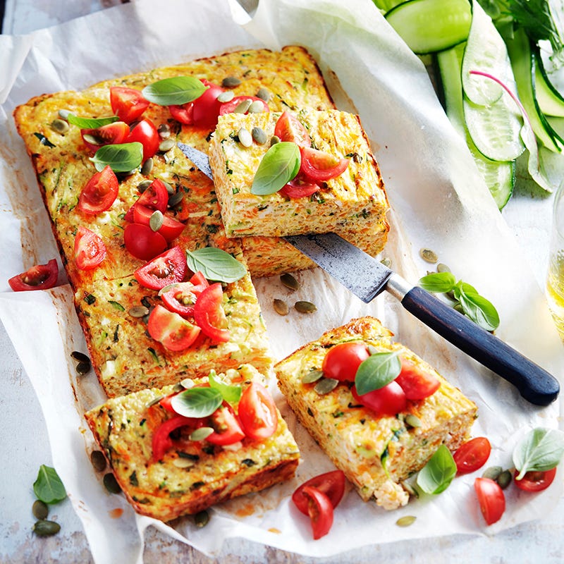 Photo of Quinoa, carrot and cottage cheese slice by WW