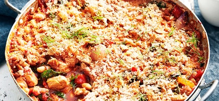 Pork and fennel cassoulet