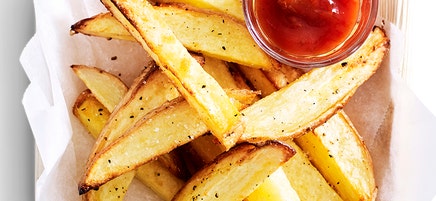 Oven roasted chips
