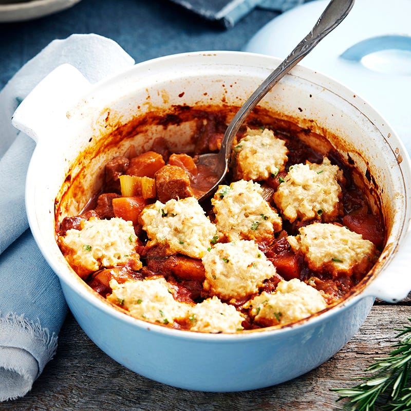 Photo of Lamb and red wine casserole with cauliflower dumplings by WW