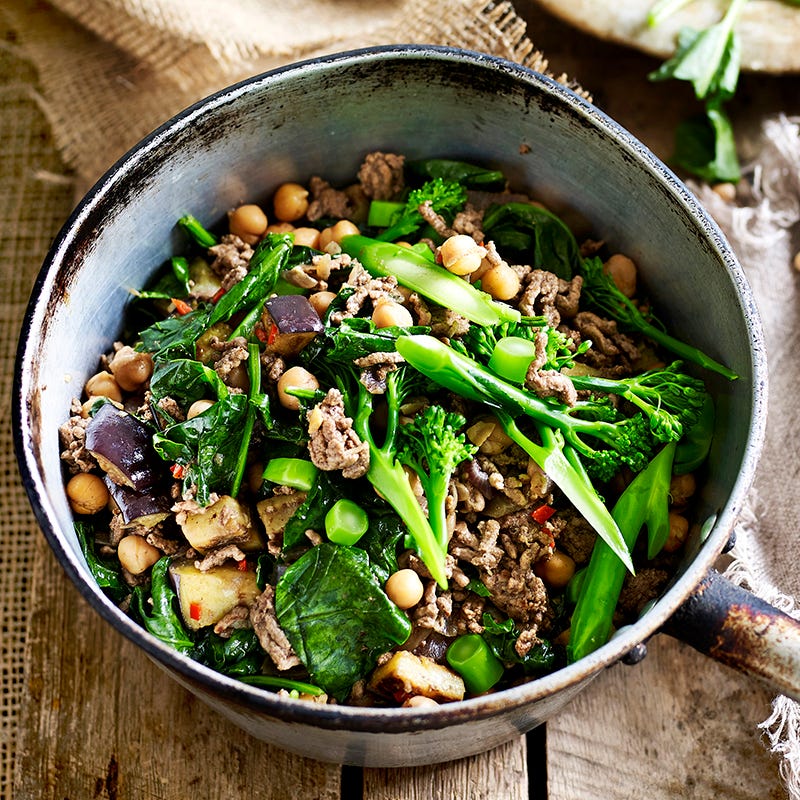 Photo of Spicy beef with eggplant and chickpeas by WW