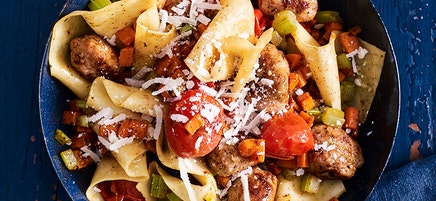Sausage pappardelle