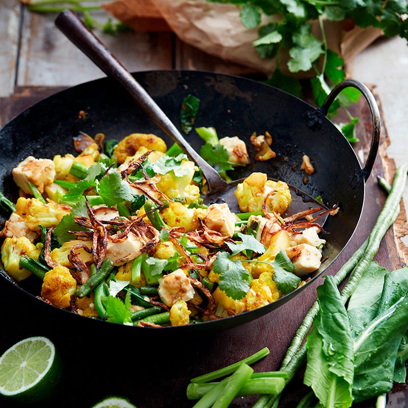 Photo of Thai-style cauliflower stir-fry with crispy onions by WW