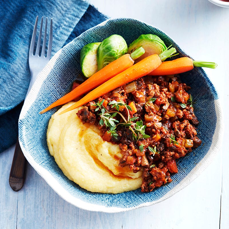 Photo of Mushroom and veal ragu with creamy polenta by WW