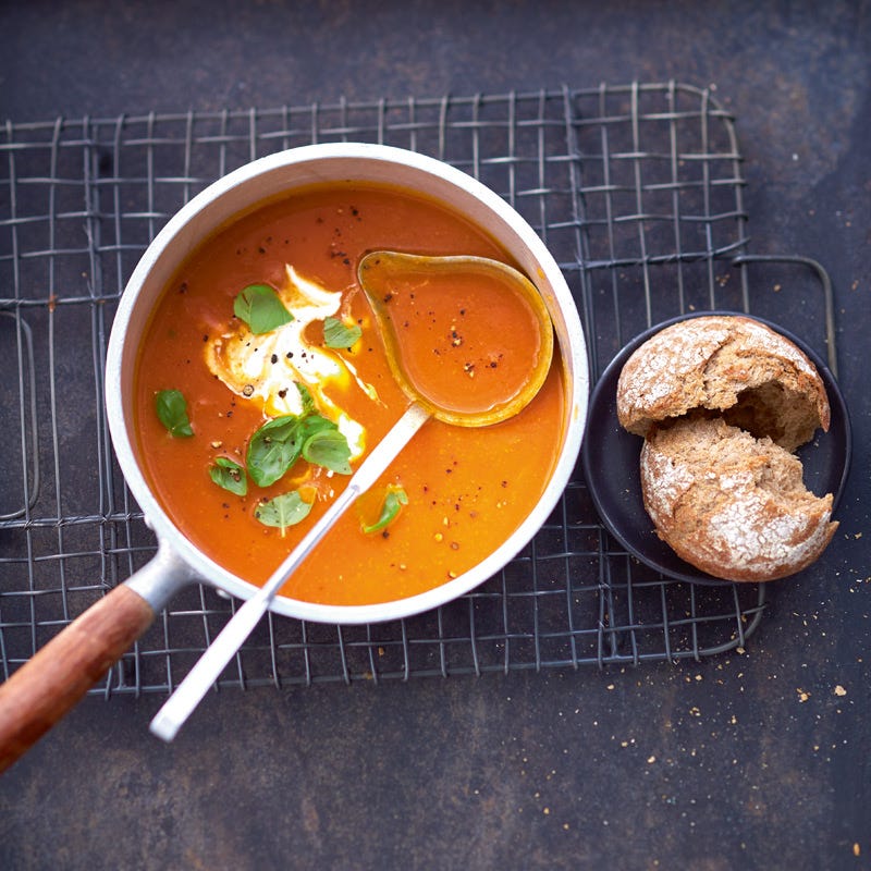 Photo de Potage de tomates et de potiron prise par WW