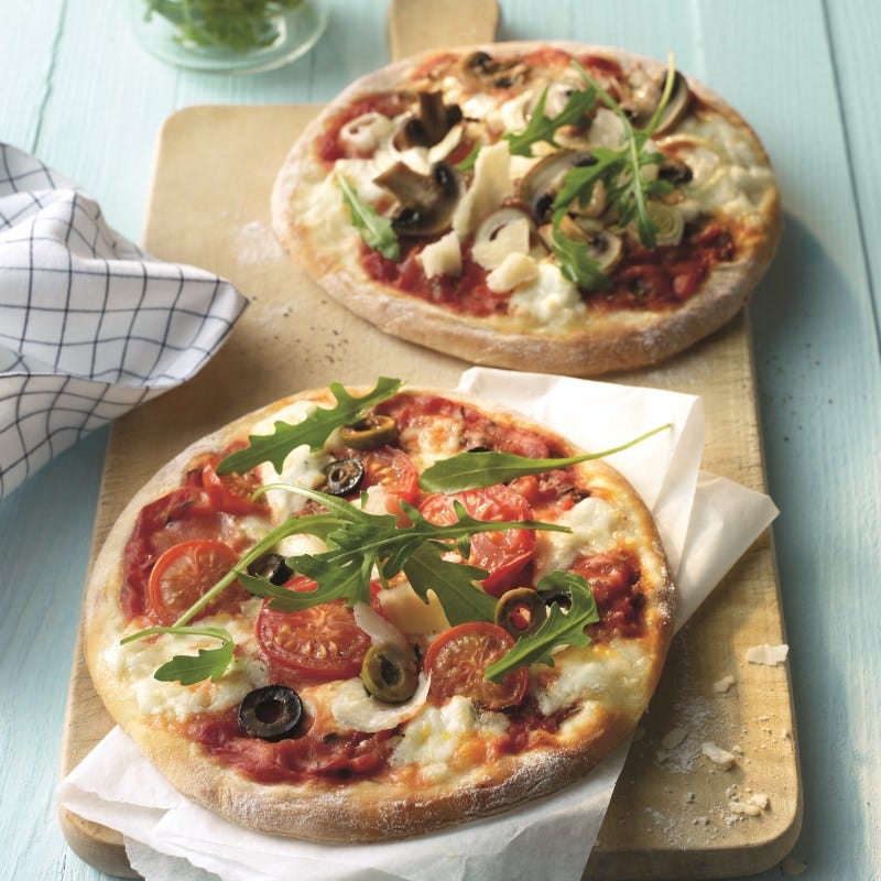 Photo de Pizza pomodore e funghi prise par WW