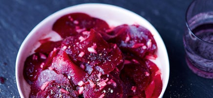 Salade de betteraves rouges