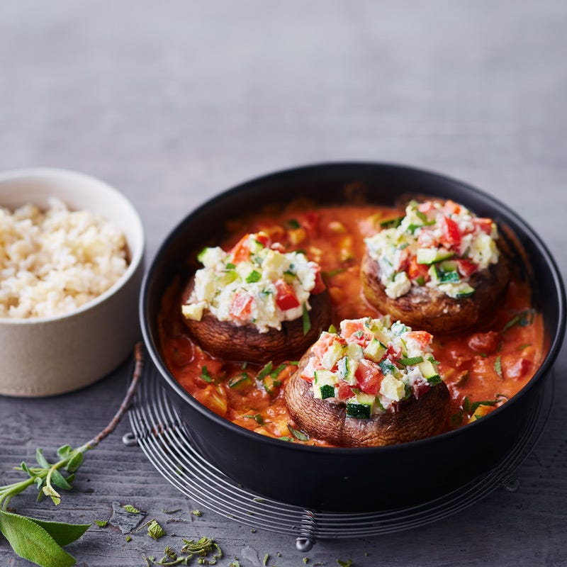 Photo de Champignons farcis aux légumes prise par WW