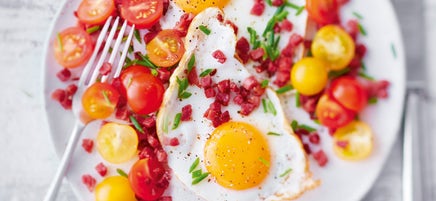 OEuf sur le plat au jambon