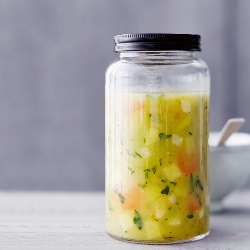 Foto van Traditionele aardappelsoep door WW