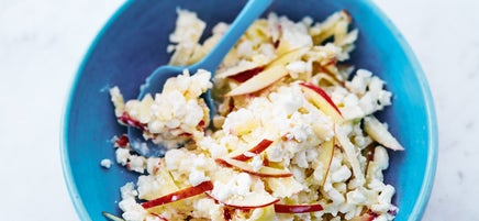 Cottage cheese met appel