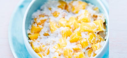 Exotische havermout met mango