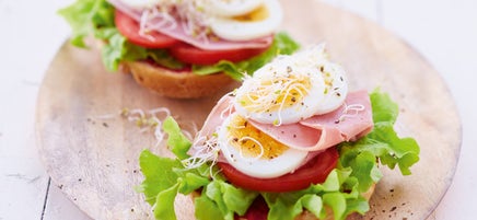 Broodje met ei en ham