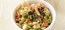 Mediterranean Wheatberry Salad with Tempeh