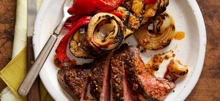 Flank Steak Asado with Pimeton Oil
