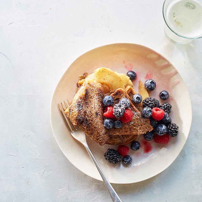 Photo of Spiced apple stuffed French toast casserole by WW
