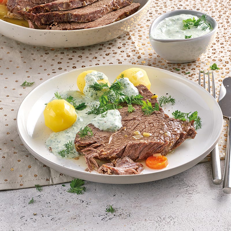 Tafelspitz mit grüner Sauce