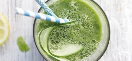 Detox-Smoothie mit Gurke und Ingwer