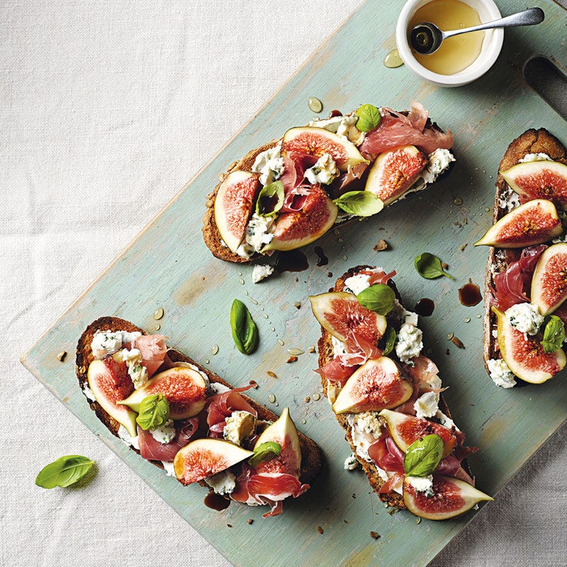 Parma-Feigen-Bruschetta