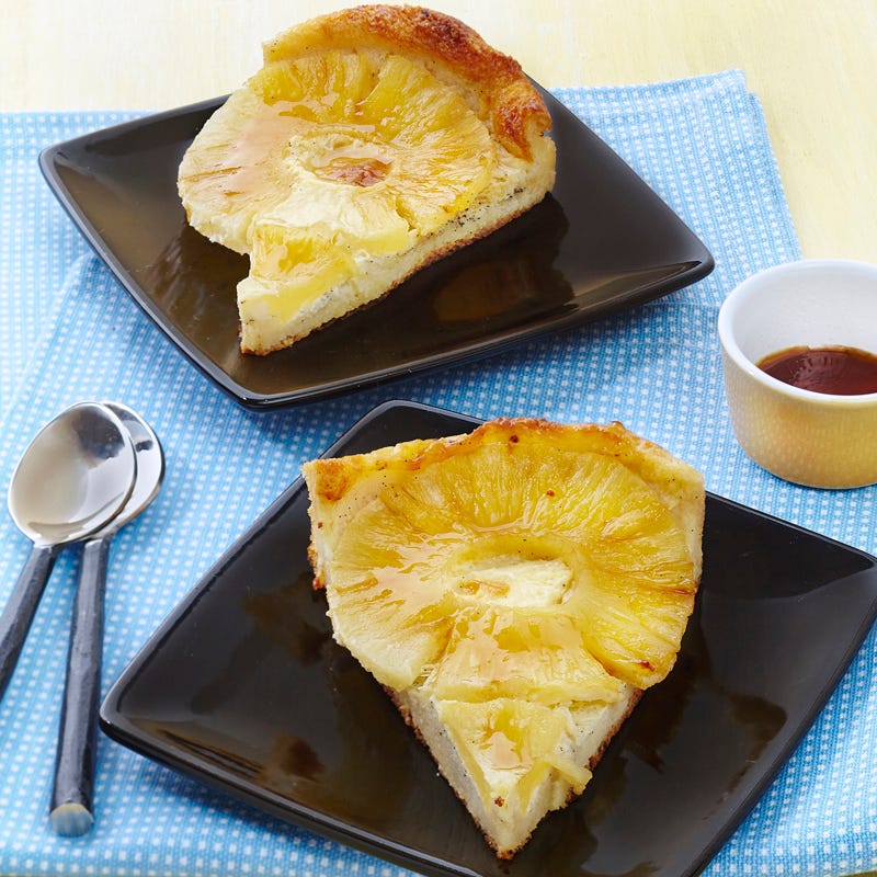 Arme Ritter mit Ananas