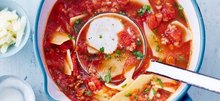 Lasagnesuppe