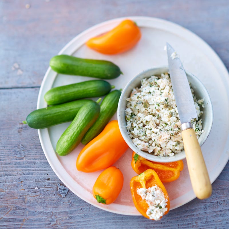 Hüttenkäse-Forellen-Aufstrich