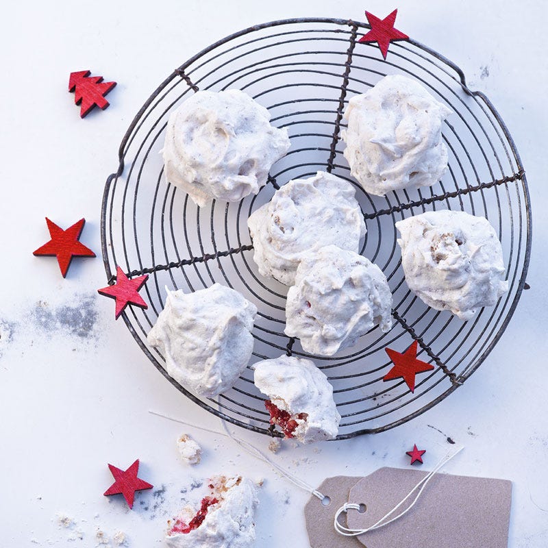 Gefüllte Nussmakronen