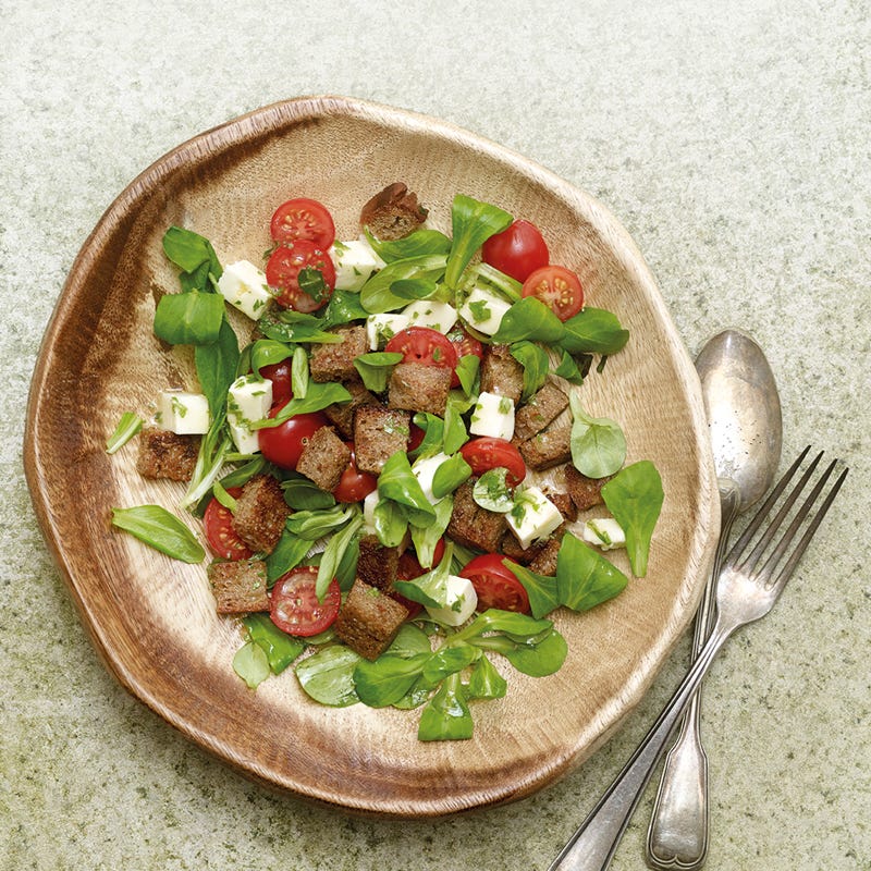 Foto Brotsalat mit Mozzarella von WW