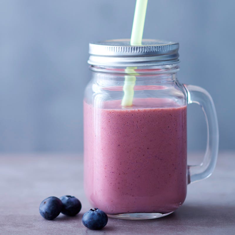 Bananen-Heidelbeer-Smoothie