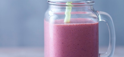 Bananen-Heidelbeer-Smoothie