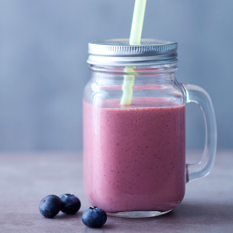 Bananen-Heidelbeer-Smoothie