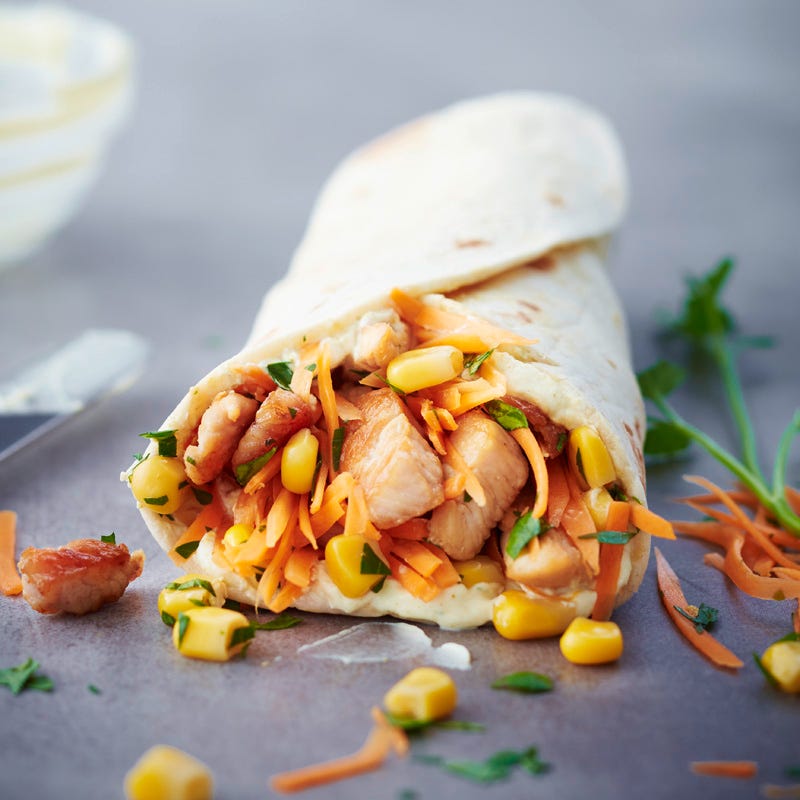 Wrap mit Pute und Currycreme