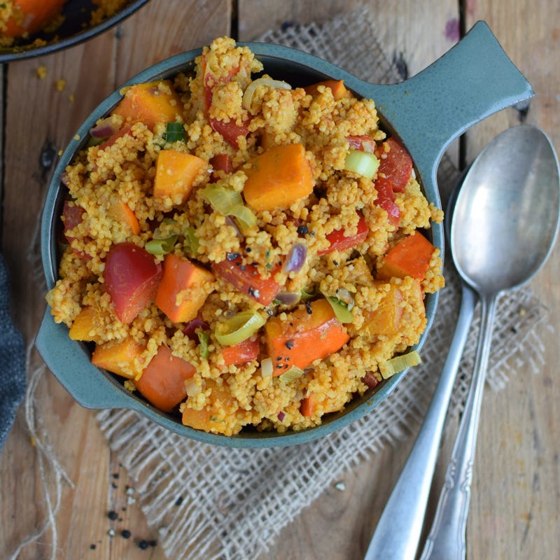 Kürbiscurry mit Couscous