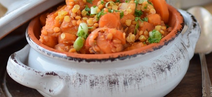 Süßkartoffel-Linsen-Chili