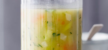 Traditionelle Kartoffelsuppe