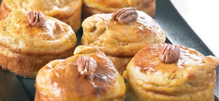 Muffins carottes, chocolat, noix de pécan