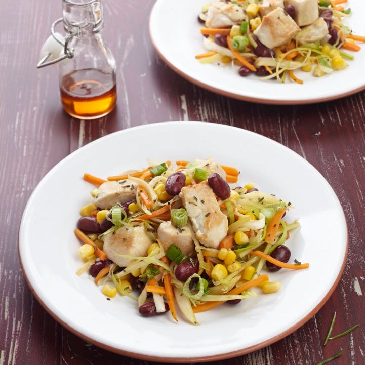 Wok de poulet canadien