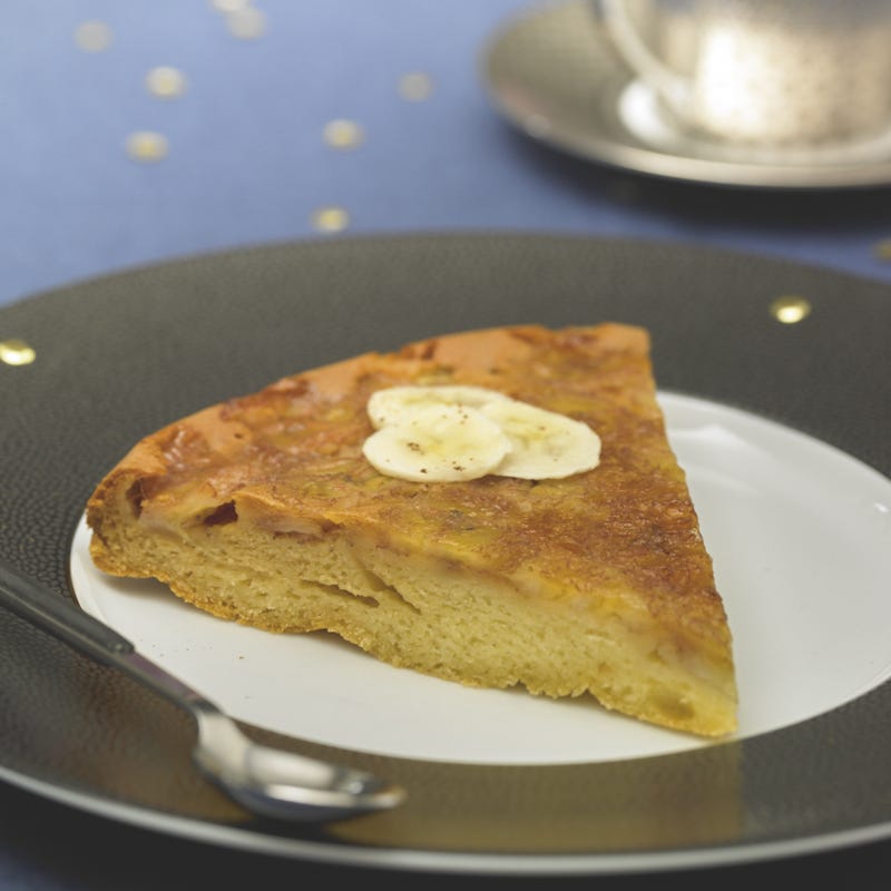 Far renversé aux bananes caramélisées