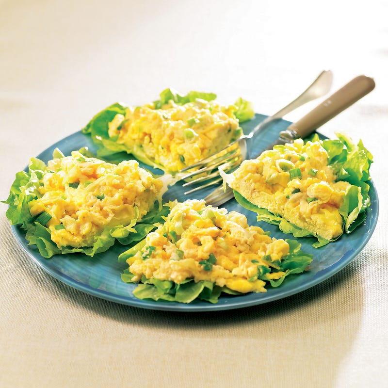 Photo de/du Oeufs brouillés aux cébettes par WW