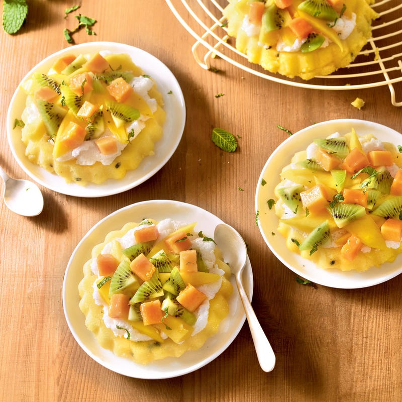 Photo de/du Tartelettes express aux fruits exotiques par WW