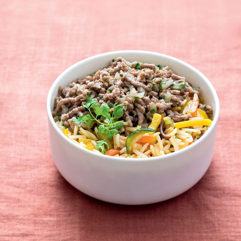 Photo de/du Bol de bœuf aux légumes et riz par WW