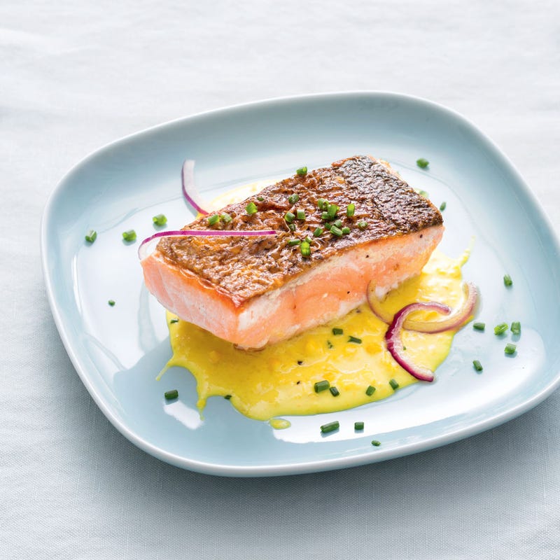 Photo de/du Saumon à la crème de maïs par WW
