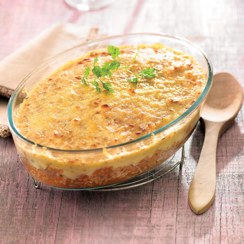 Photo de/du Hachis parmentier épicé aux aubergines par WW