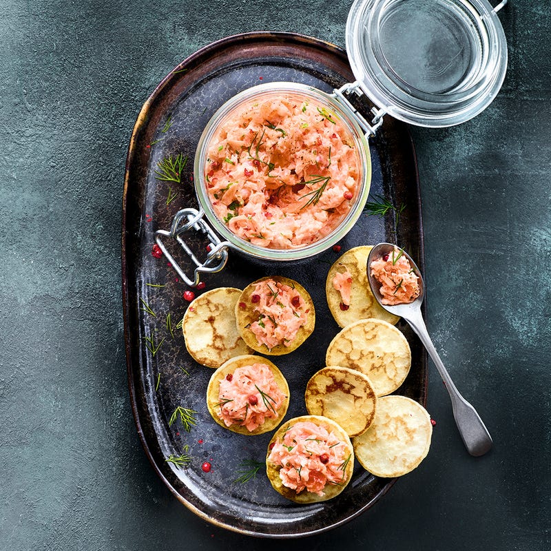 Rillettes citronnées de saumon