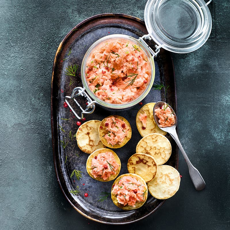 Rillettes citronnées de saumon
