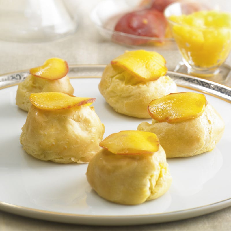 Choux à la pêche