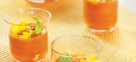 Crème de tomates safranée